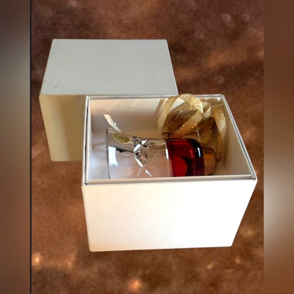 VINTAGE HAND CUT 24% PBO LEAD CRYSTAL CHRISTMAS BELL ORNAMENT ~ CZECH REPUBLIC - Picture 7 of 7